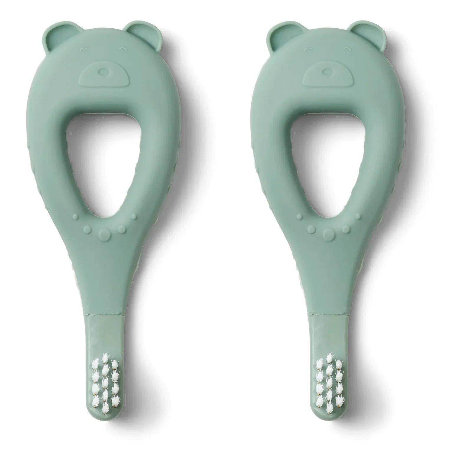 Liewood – Janelle Silikon-Babyzahnbürsten – 2er-Set | Peppermint