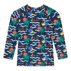 Petit Bateau - UV-Schutz-Bade-T-Shirt Bel Eté | Nachtblau