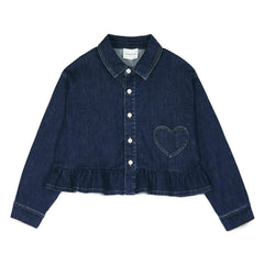 Mipounet - Love Denim Hemd | Dunkelblau