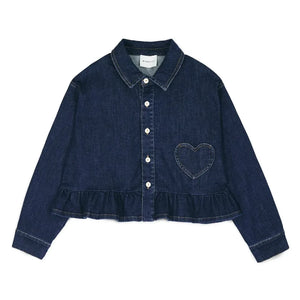 Mipounet - Love Denim Hemd | Dunkelblau