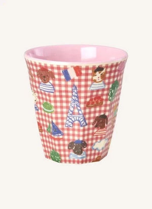 Rice - Paris Melamin Becher | Rot