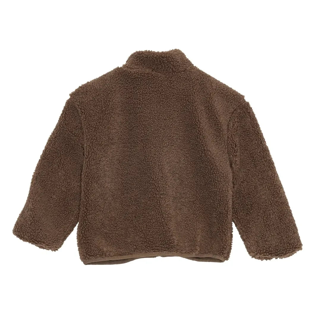 brunobruno nation - Rori Fleecejacke aus recycelten Fasern | Braun