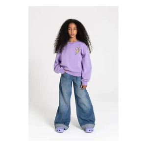 Finger in the nose - Alma Bio-Baumwoll-Sweatshirt | Lila