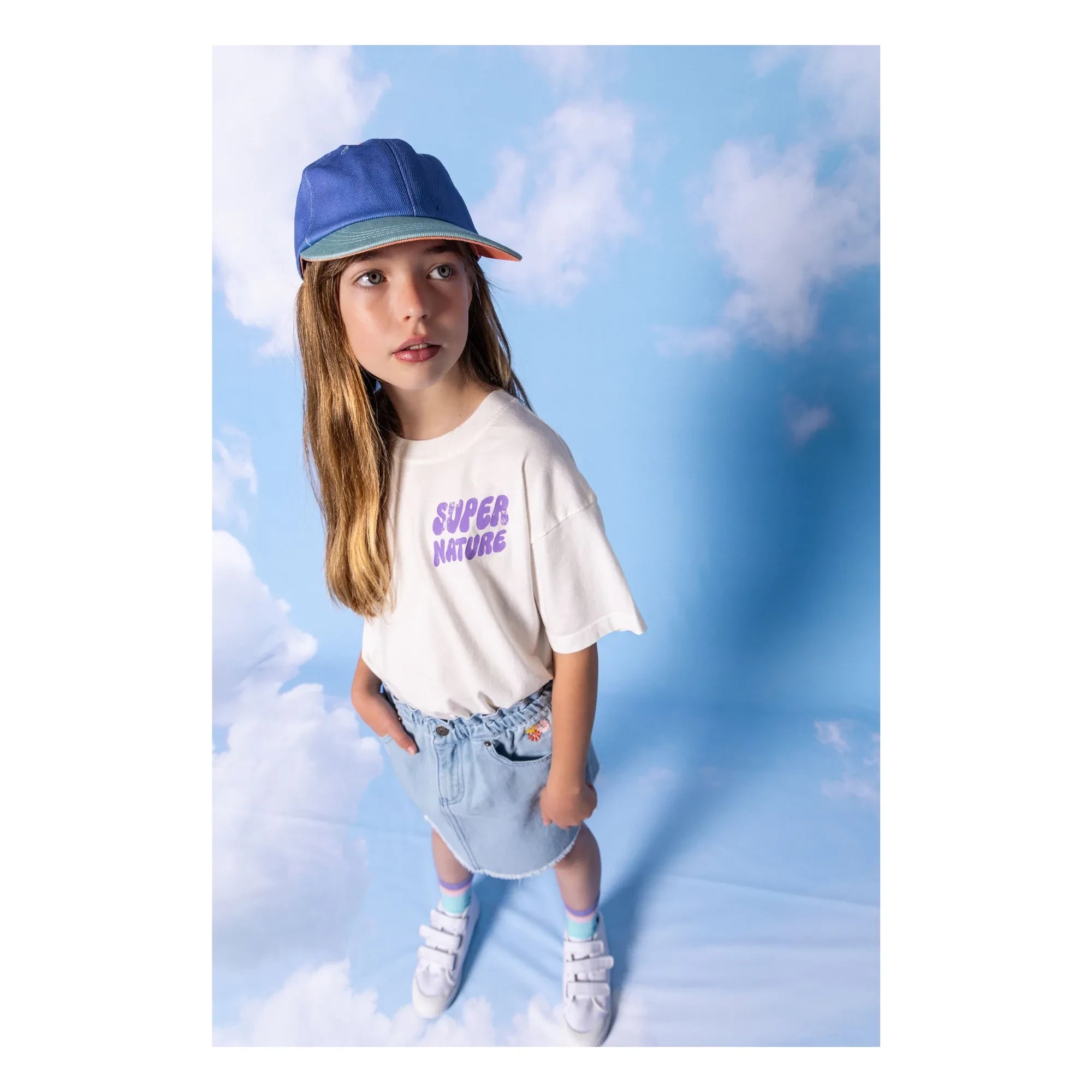 Hundred Pieces - Luna Bio-Baumwoll-T-Shirt | Gebrochenes Weiß