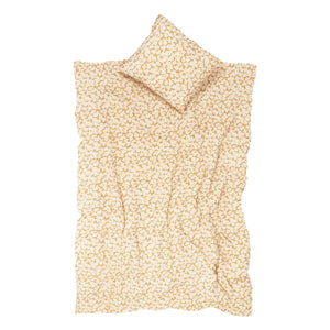 Nobodinoz - Wabi-Sabi Sakura Bettwäsche-Set | Senf