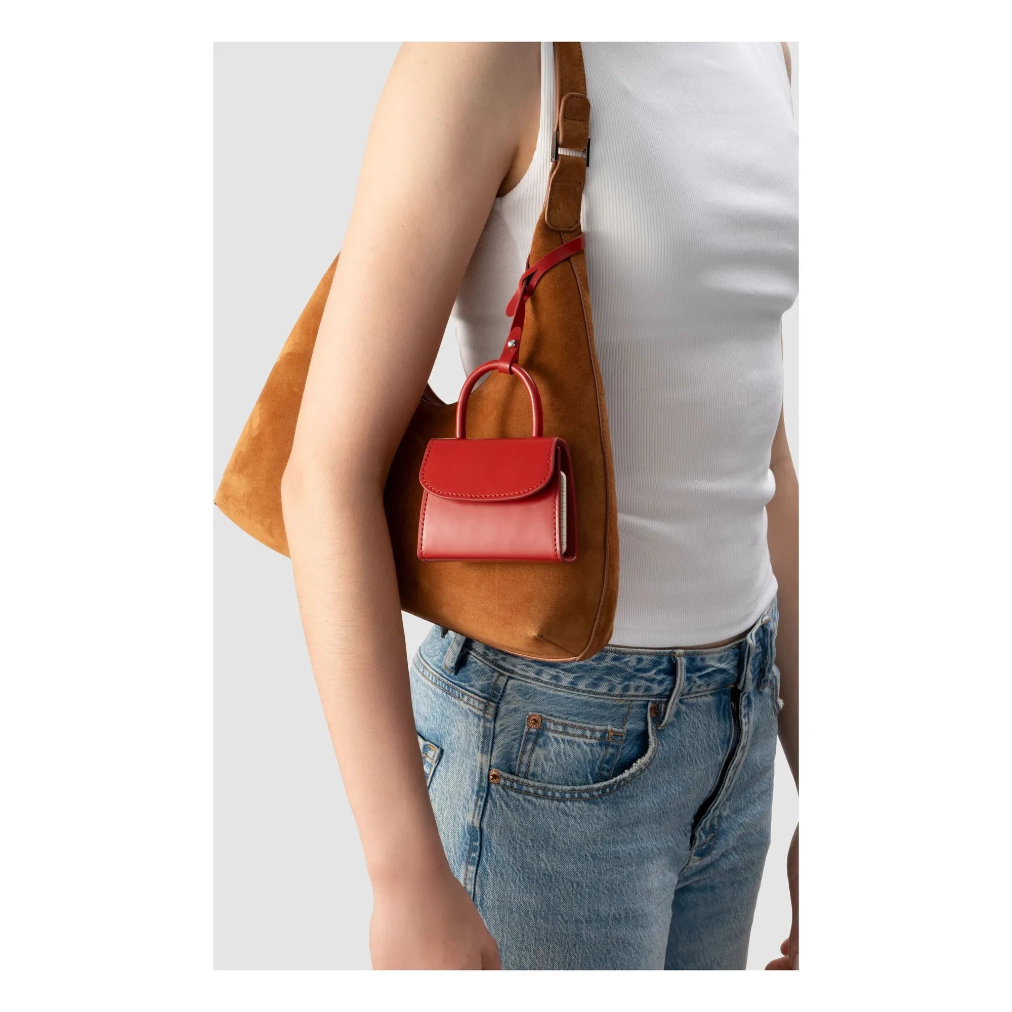 BY FAR - Amber Bag Schweden | Camel