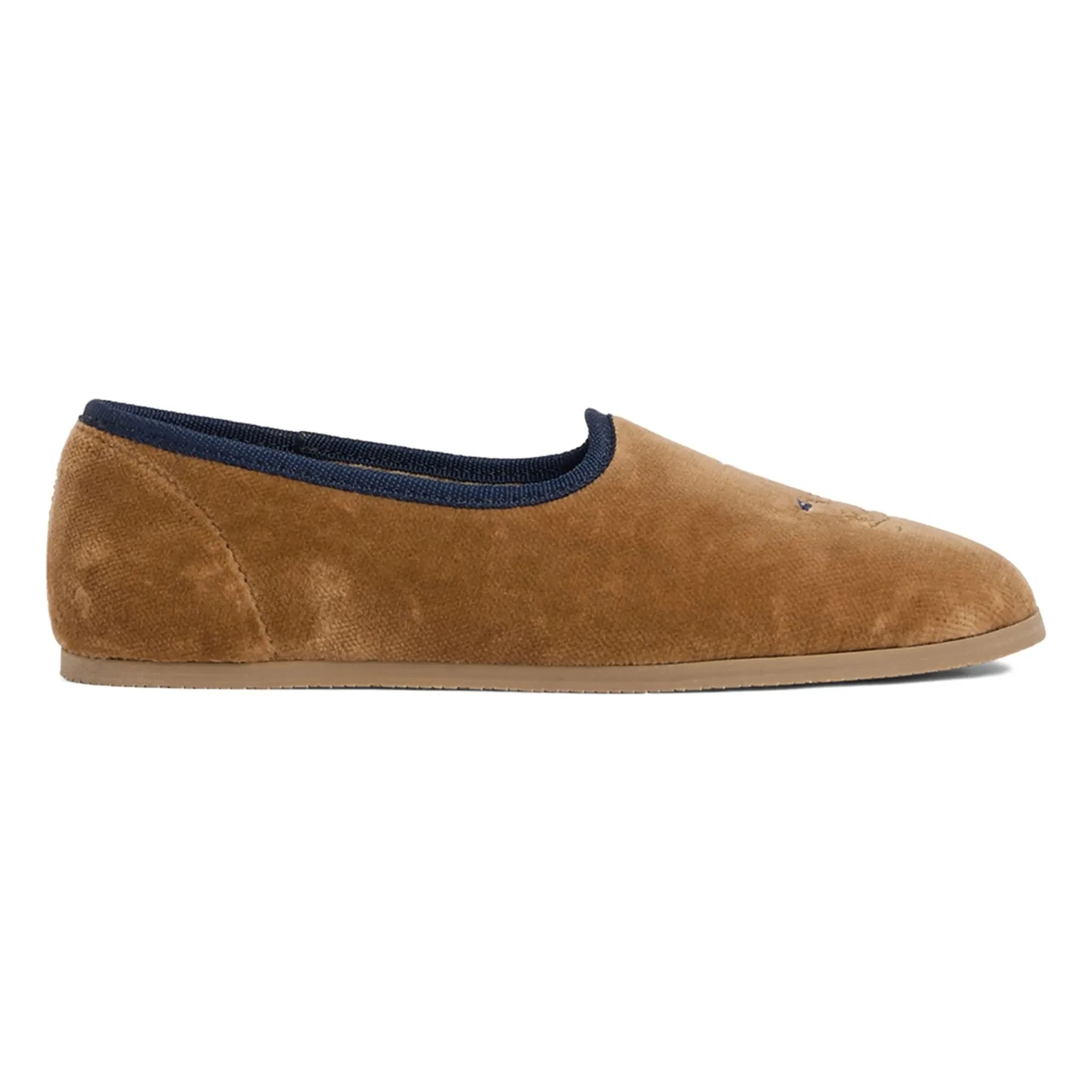 Bonpoint - Gib Samtpantoffeln | Beige
