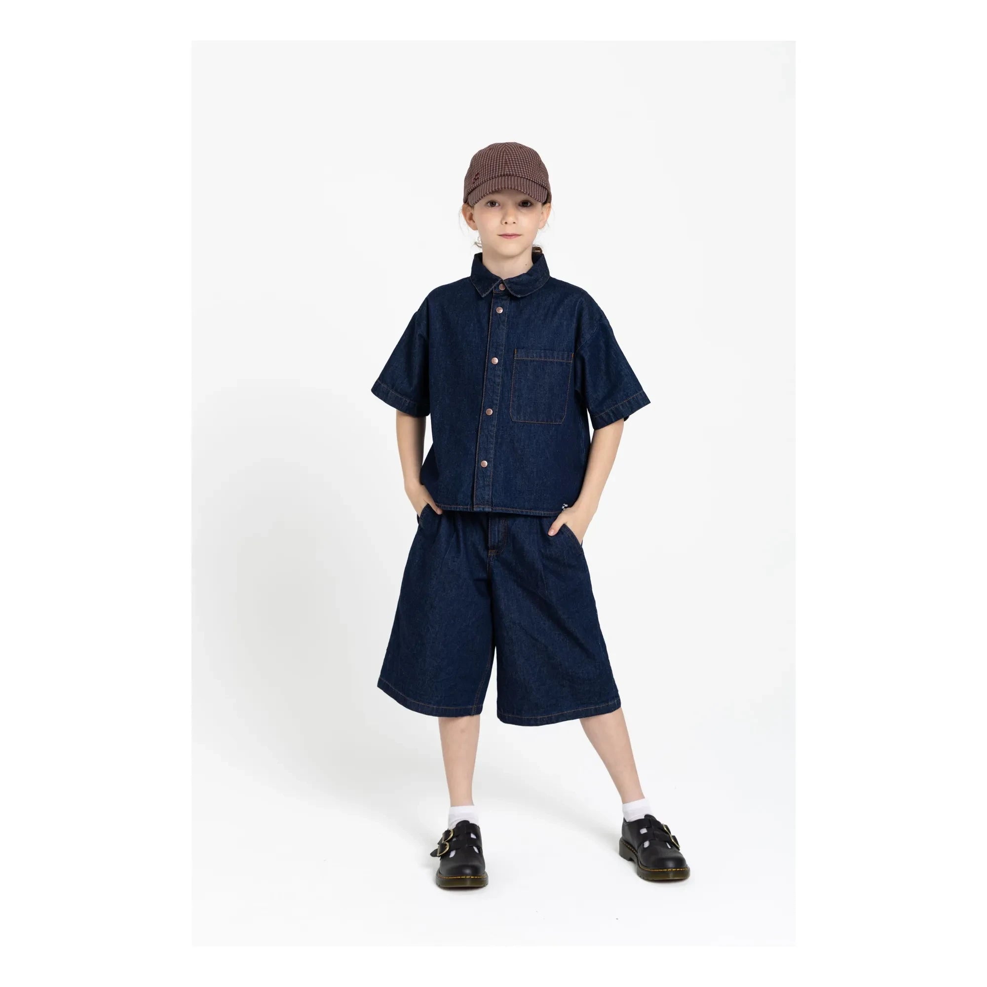 Finger in the Nose - Bermudashorts Denim Tate | Dunkelblau