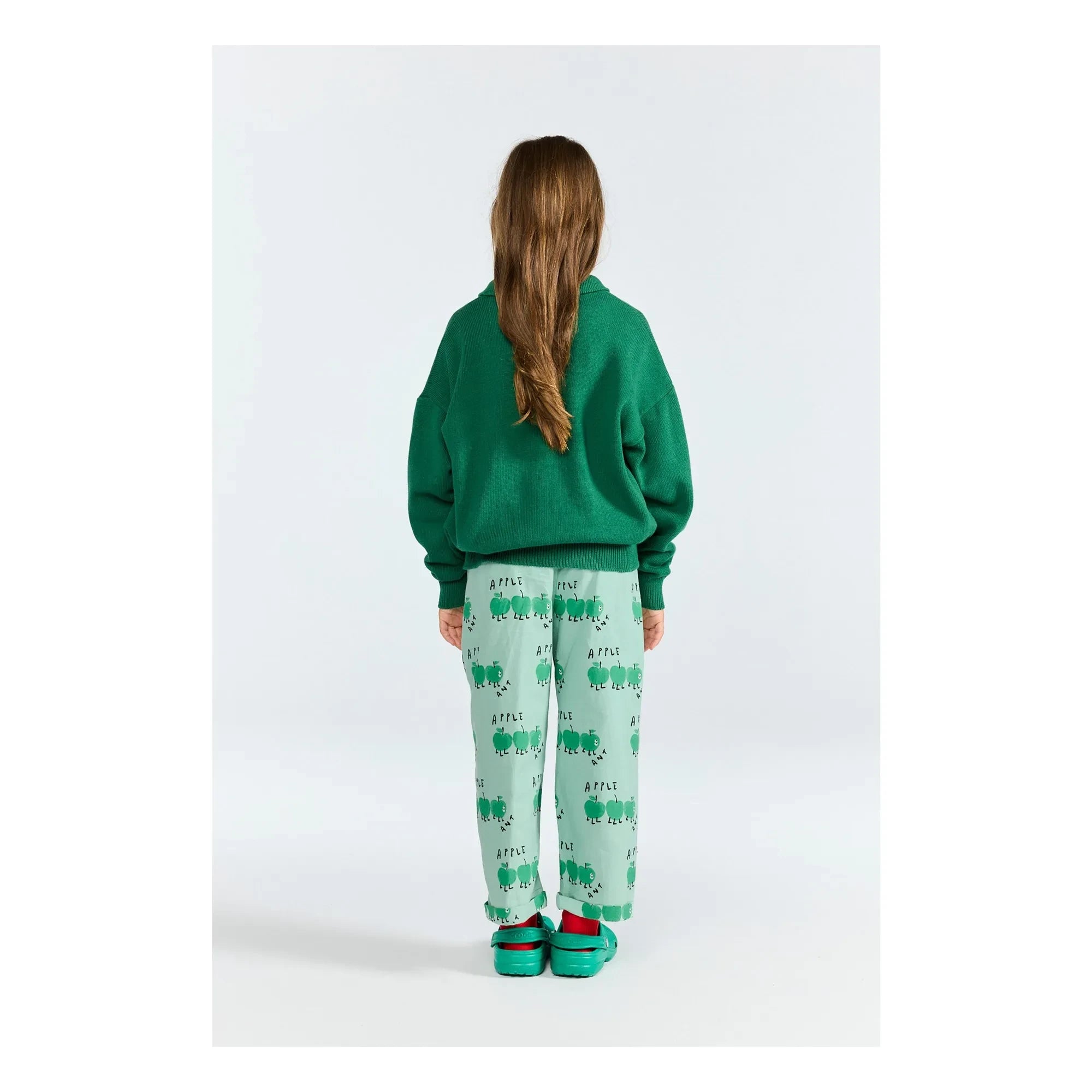 The Animals Observatory - Raver Polopullover aus Bio-Baumwolle | Grün