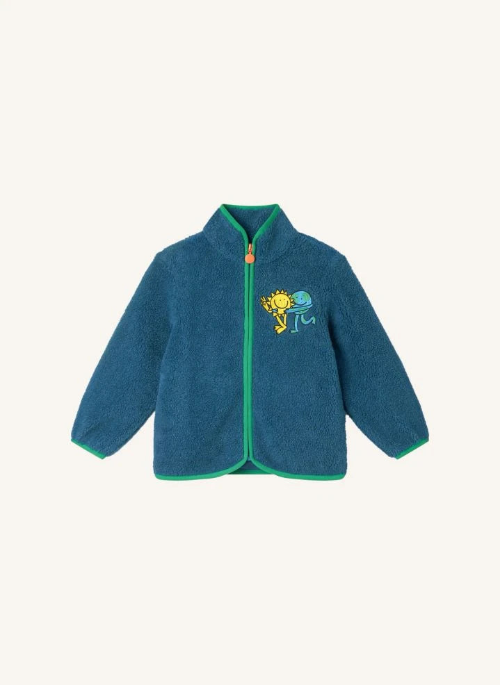 Stella McCartney Kids - Earth Sherpa-Jacke | Blau