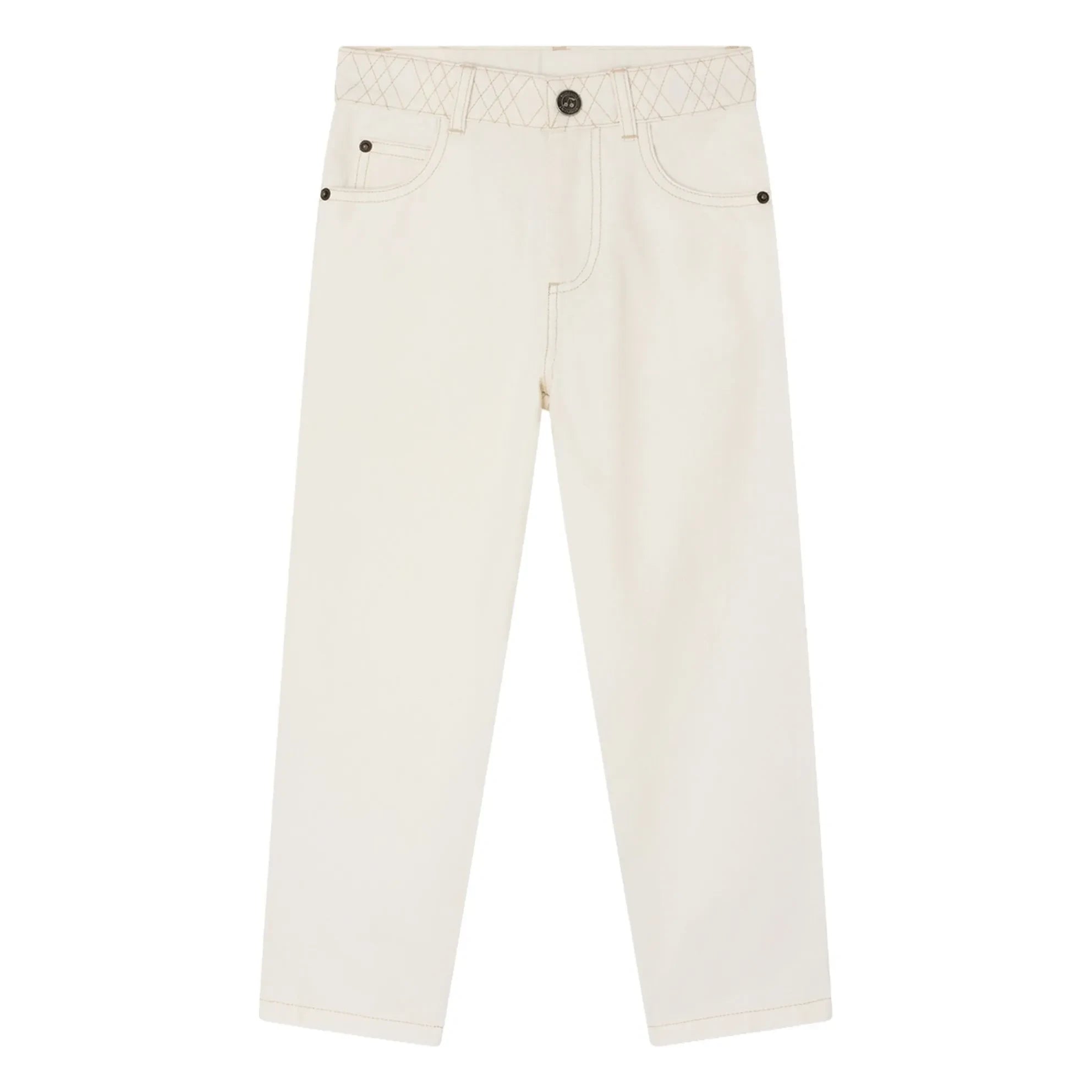 Bonpoint - Eloha Hose aus Bio-Baumwolle | Weiß