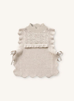 Fliink - Julie Ärmelloser Pullover | Ecru