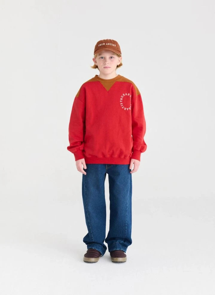 True Artist - Sweat N°14 Organik pamuk | Kırmızı