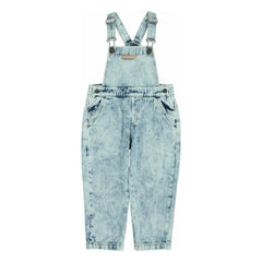 Piupiuchick - Gewaschene Jeans Latzhose | Hellblau