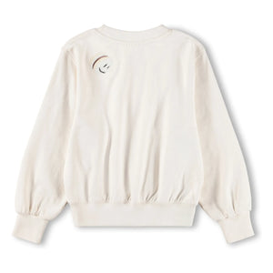 Molo - Sweatshirt Marge Macarons Bio-Baumwolle | Weiß