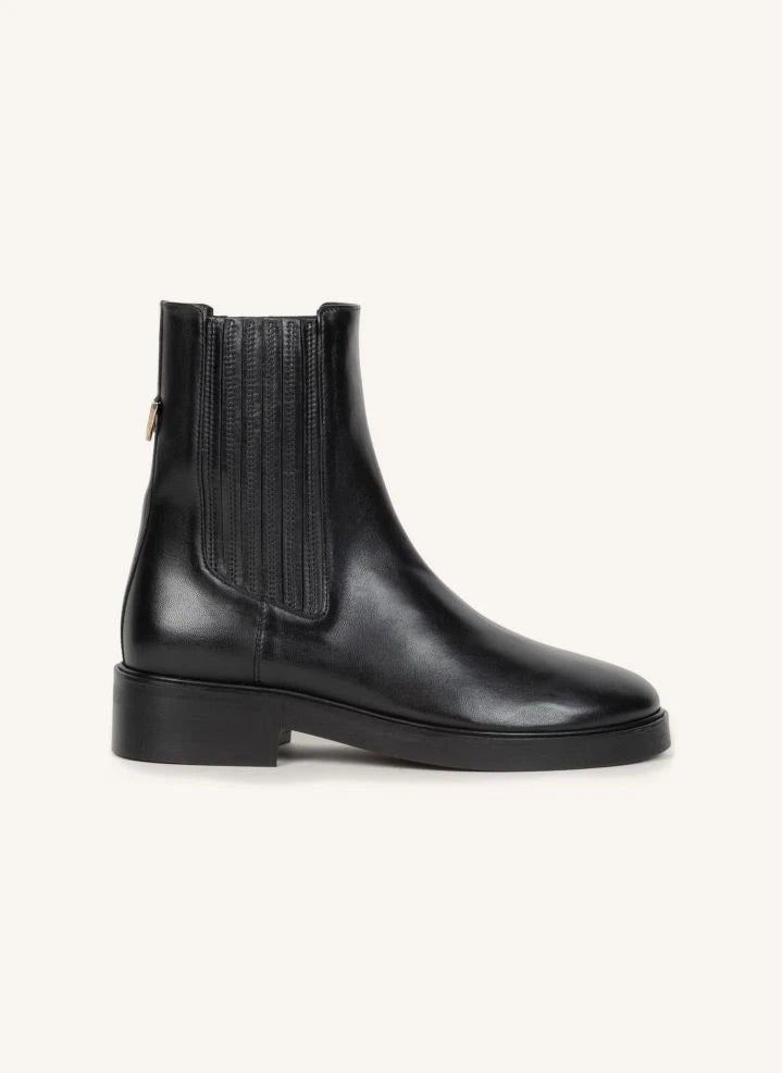 Bobbies - Joyce Lederstiefel | Schwarz