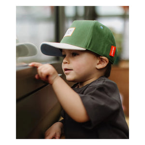 Hello Hossy - Organische Baumwolle Mini Curved Visor Cap | Grün