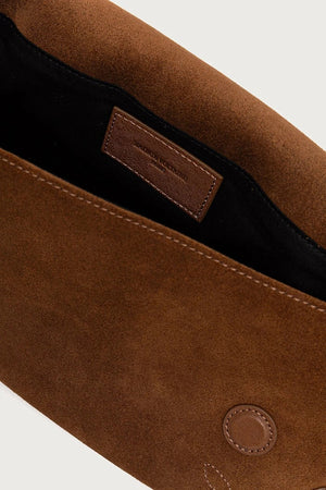ROCKY süet kadın crossbody çanta