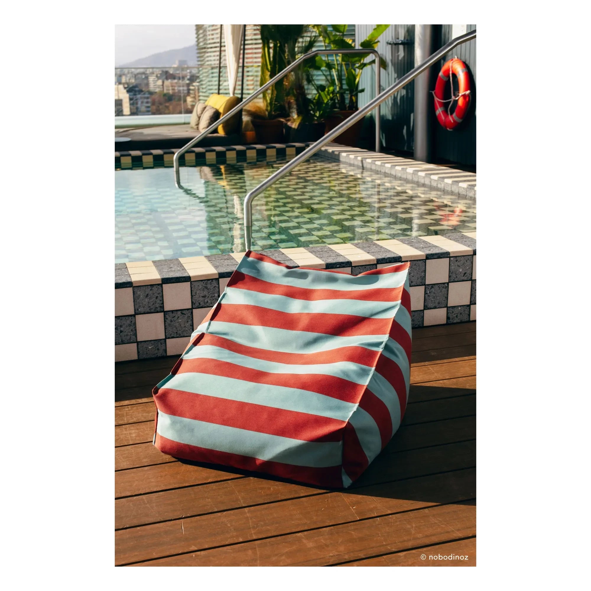 Nobodinoz - Vibes Outdoor Puff-Sessel | Toffee