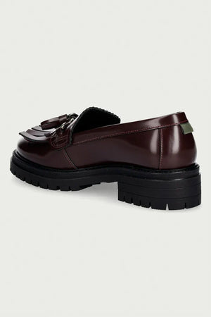 Barbour Damen Leder Loafer Ava