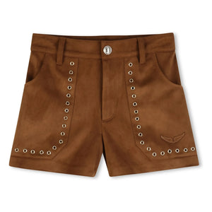 Zadig & Voltaire - Shorts mit Nietentaschen | Braun