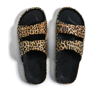 Freedom Moses - Fierce Leopard Sandalen | Schwarz
