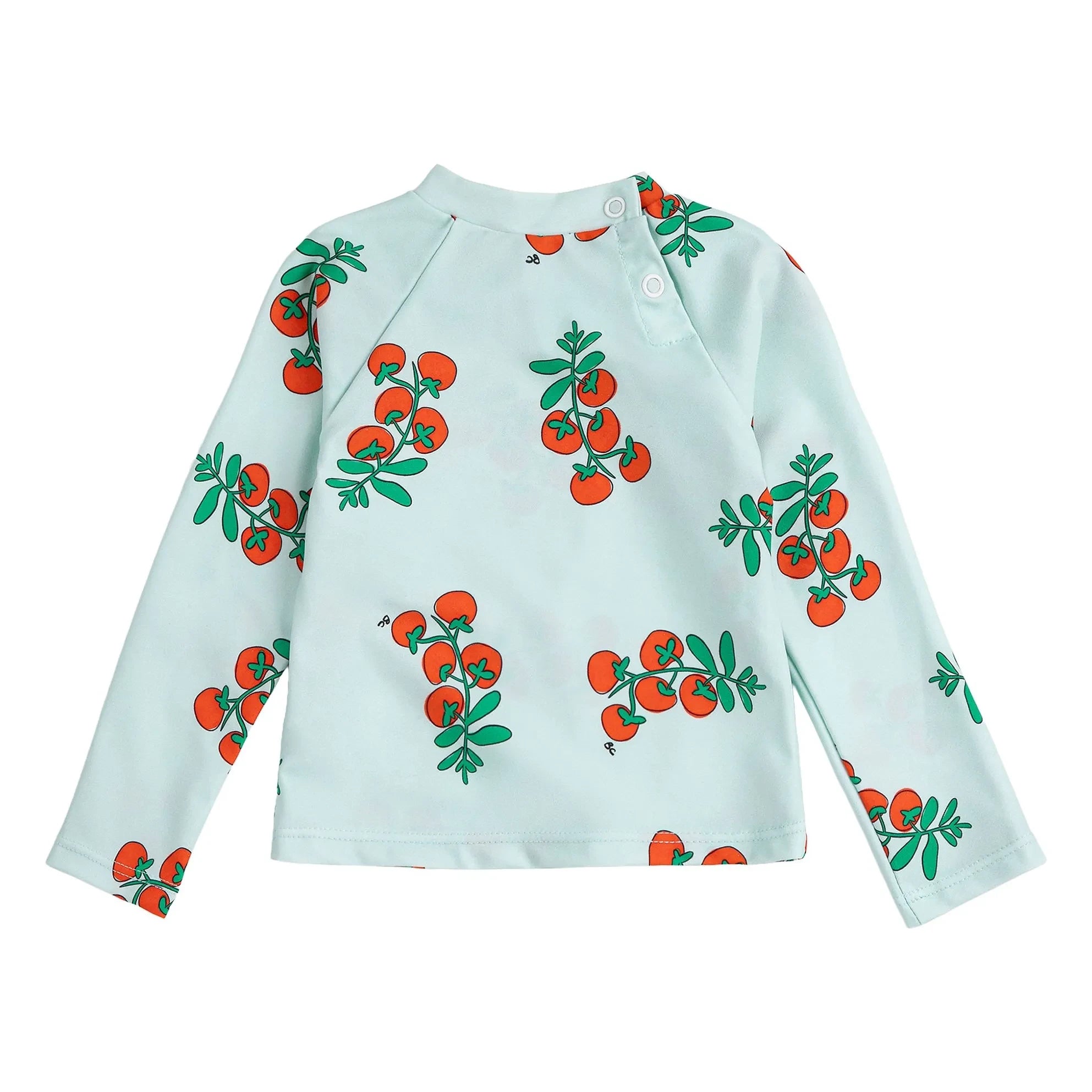 Bobo Choses - Anti-UV Tomaten Baby-Bade-T-Shirt aus recycelter Faser | Hellblau