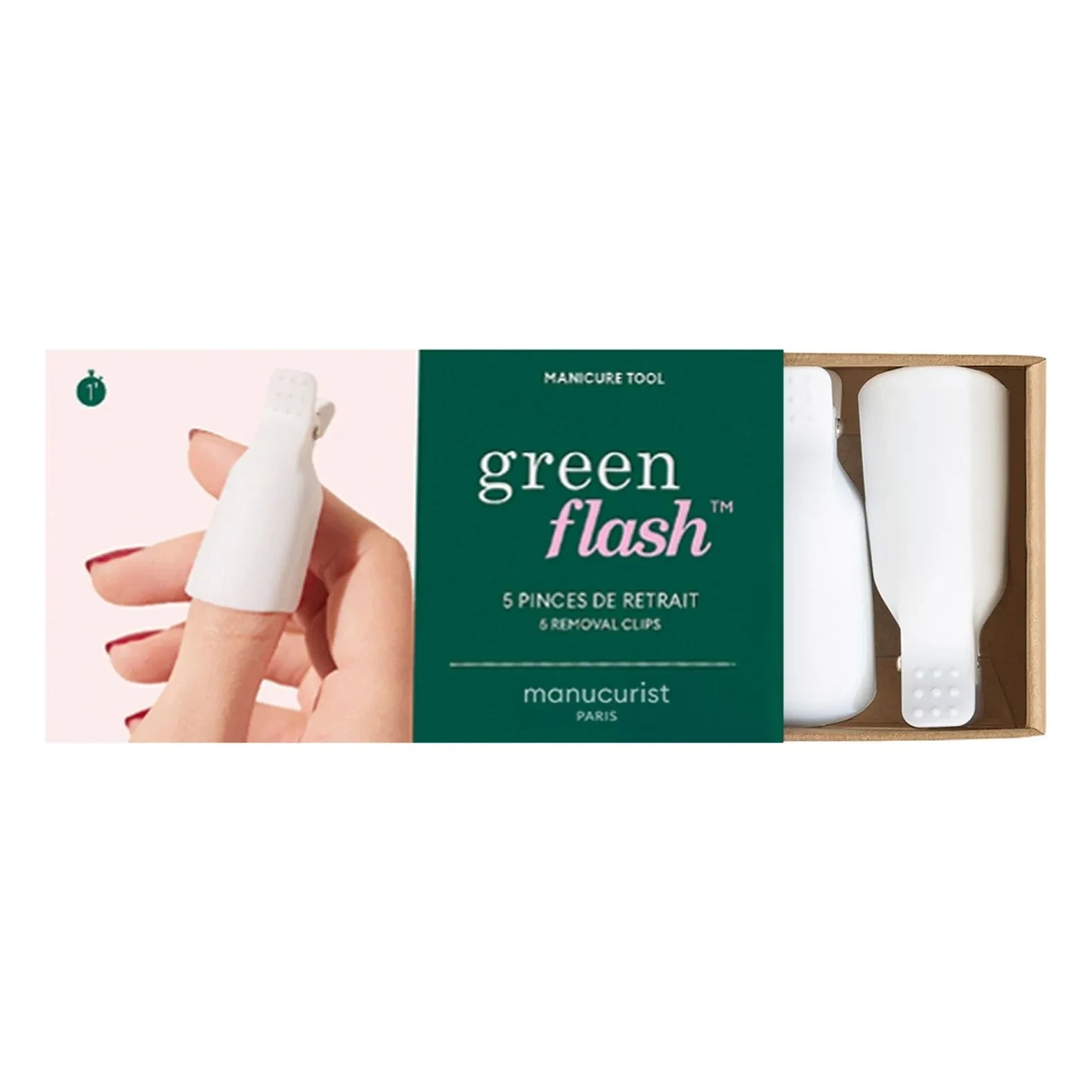 Manucurist - Green Flash Gel-Entferner Clips