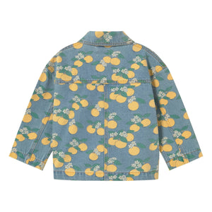 Tinycottons - Orange Denim Jacke | Blau