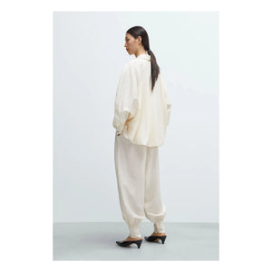 Cordera - Marfil Balon Kollu Bluz | Creme