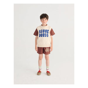 Bobo Choses - Bobo Choses Shorts aus Bio-Baumwolle mit Gummizug | Braun