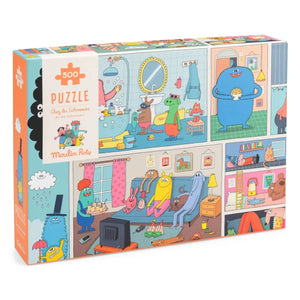Moulin Roty - „Das Zuhause der Schmouks“ Puzzle - Die Schmouks