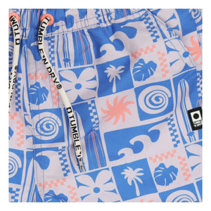 Tumble N'Dry – Badeshorts Santos aus recycelten Fasern | Blau