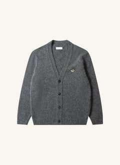 Edmmond Studios - Duck Patch Cardigan | Grau