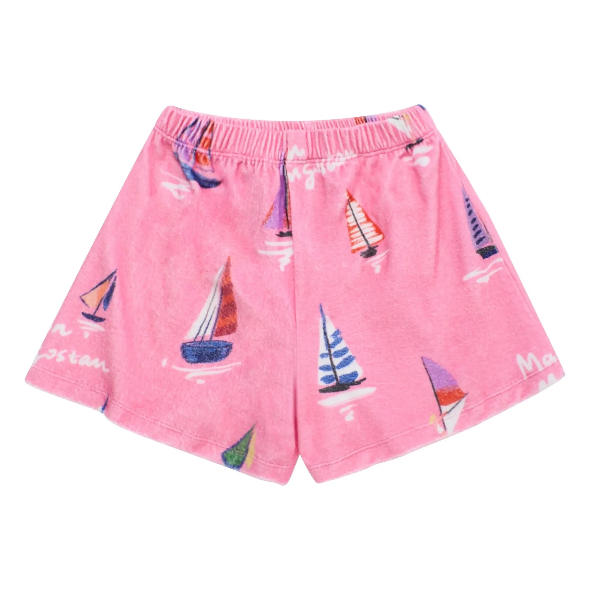 Maison Mangostan – Voiles Eponge Shorts | Rosa