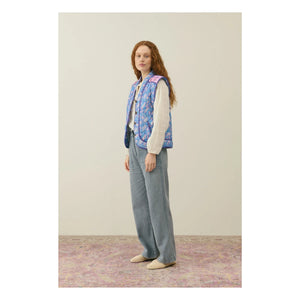 Louise Misha - Gesteppte Jacke Nelina aus Bio-Baumwolle - Damenkollektion | Blau