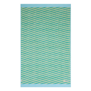 Jera Mini – Gestreiftes Strandtuch | Grün
