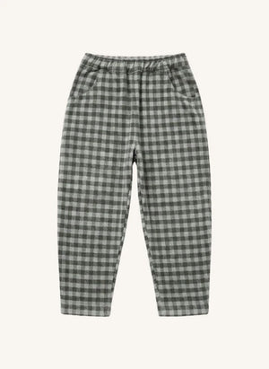 Studio Bohème - Carrott Vichy Organische Baumwollhose | Grau