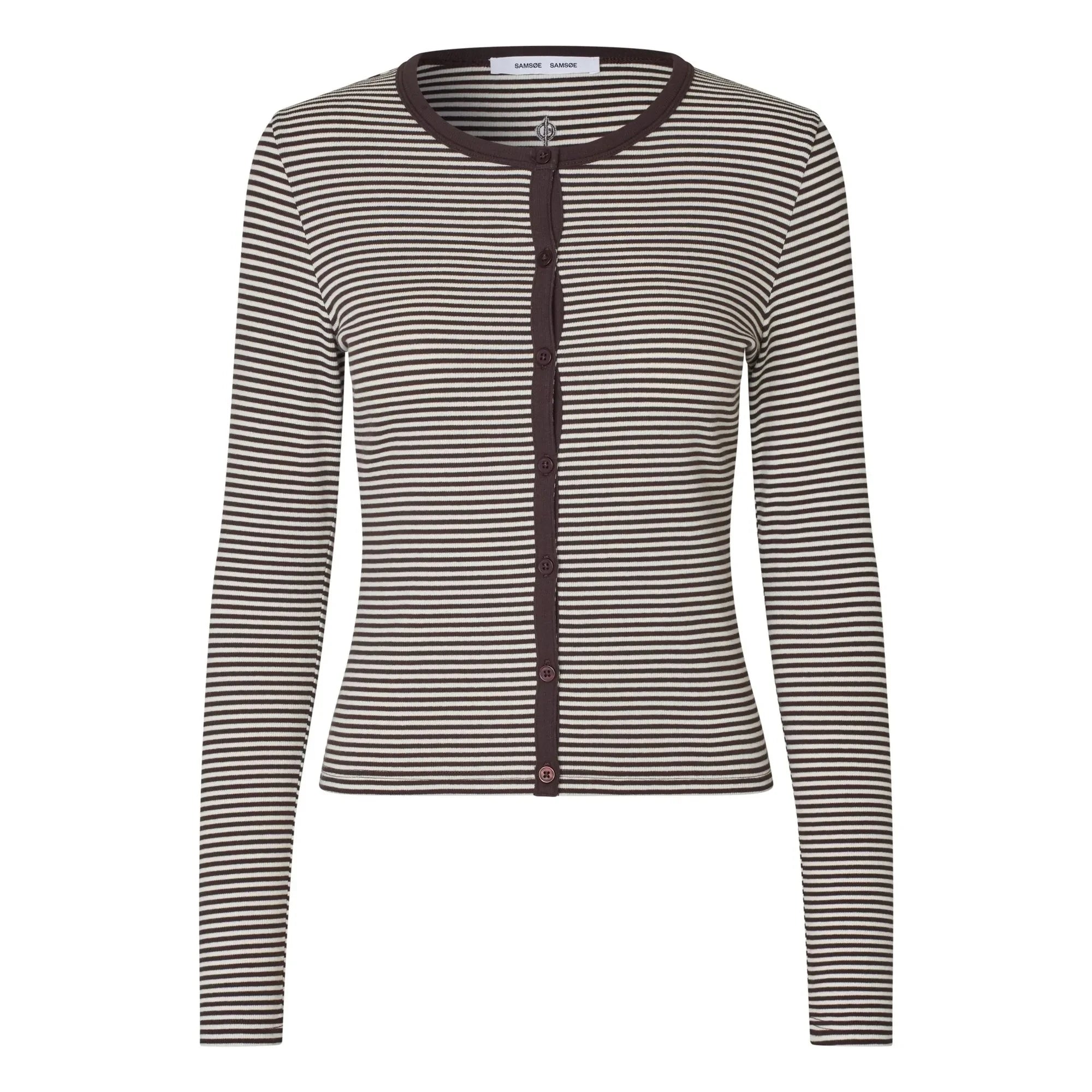 Samsoe Samsoe - Saalexo Cardigan aus Bio-Baumwolle | Braun