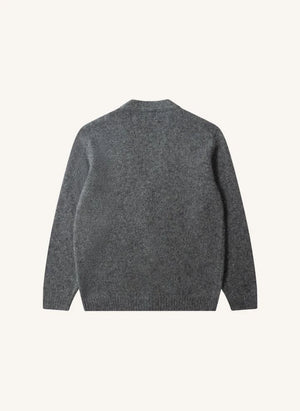 Edmmond Studios - Duck Patch Cardigan | Grau