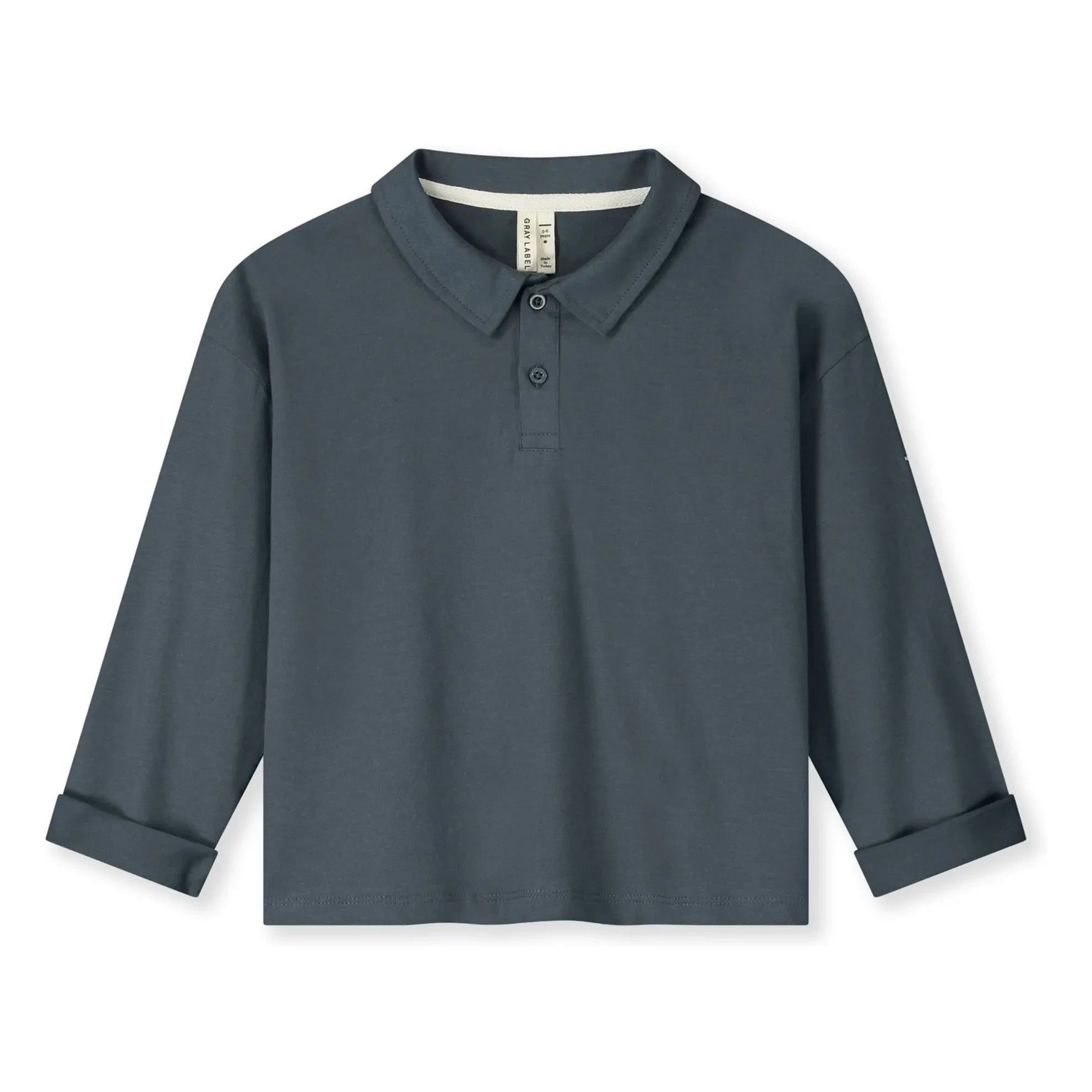 Gray Label - Bio-Baumwoll-Poloshirt | Graublau