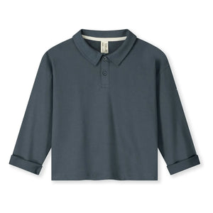 Gray Label - Bio-Baumwoll-Poloshirt | Graublau