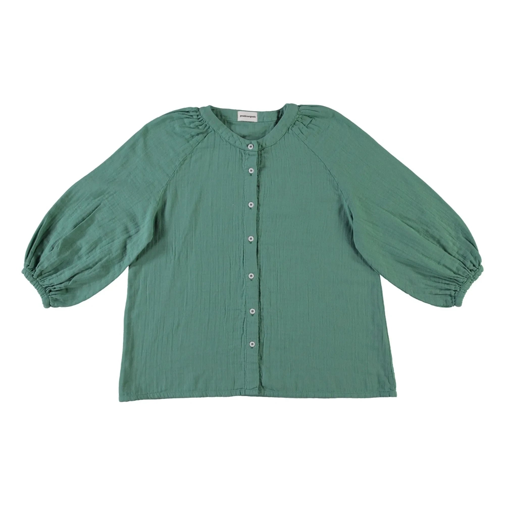 Poudre Organic - Nachtkerzenbluse | Waldgrün