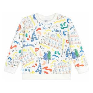 Petit Bateau – Opera-Sweatshirt | Weiß