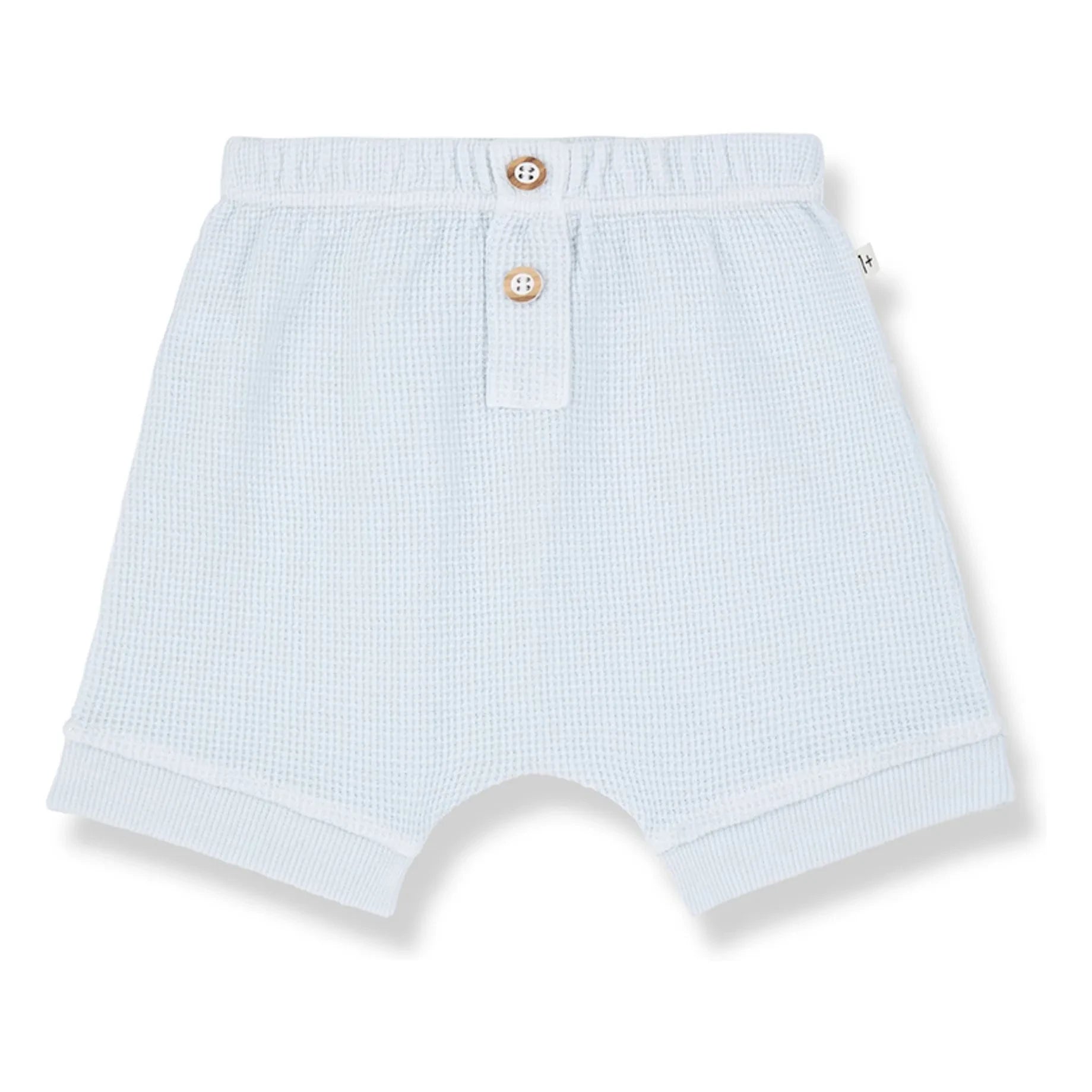 1+ in the family - Sime Waffle Shorts | Blassblau