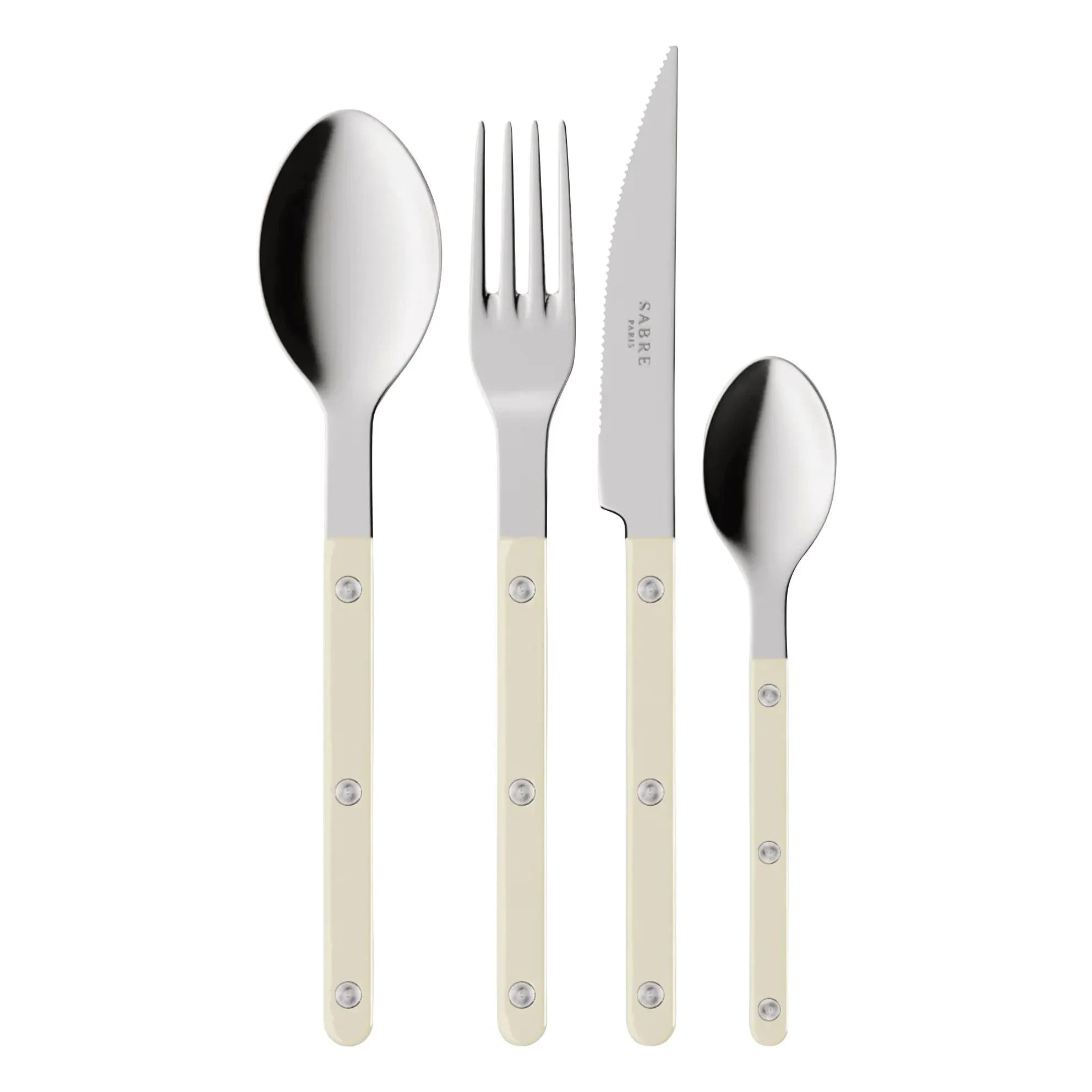 Sabre - Besteckset - 24-teilig | Elfenbein