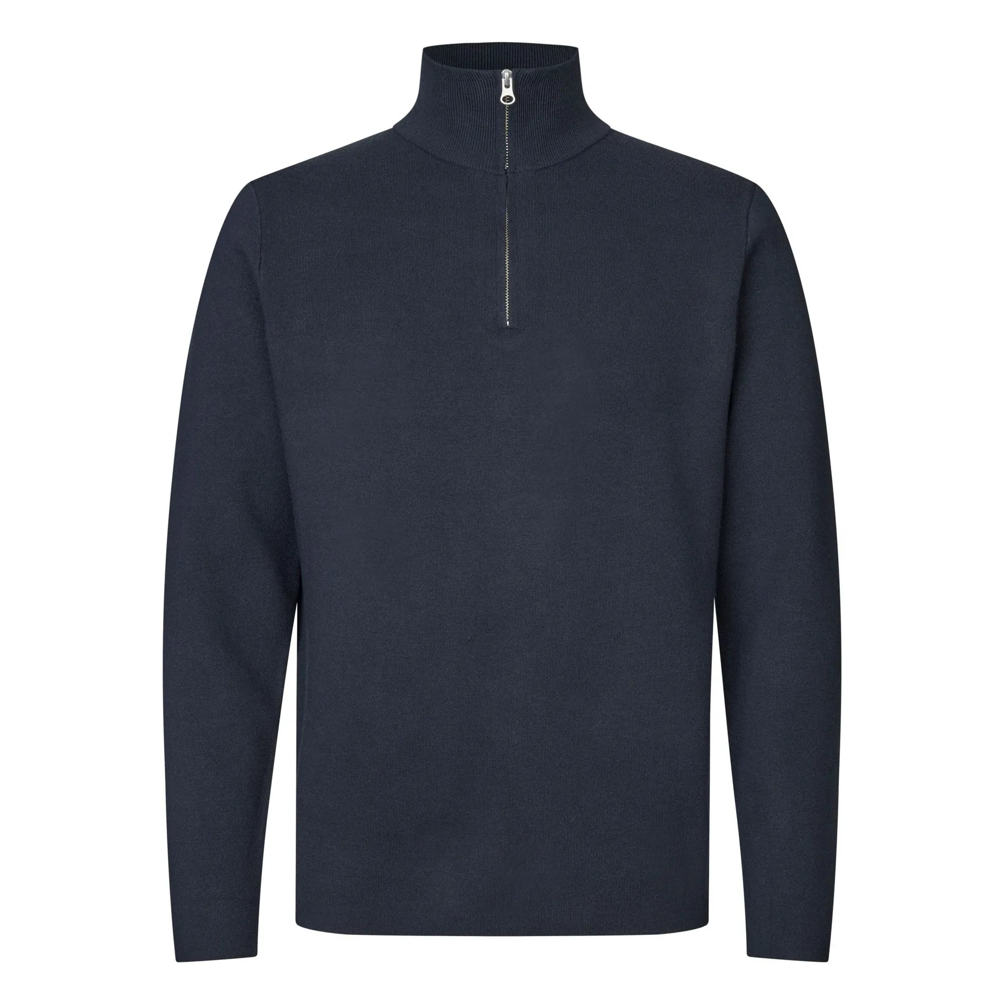 Samsoe Samsoe - Gunan Half-Zip-Sweatshirt | Dunkelblau