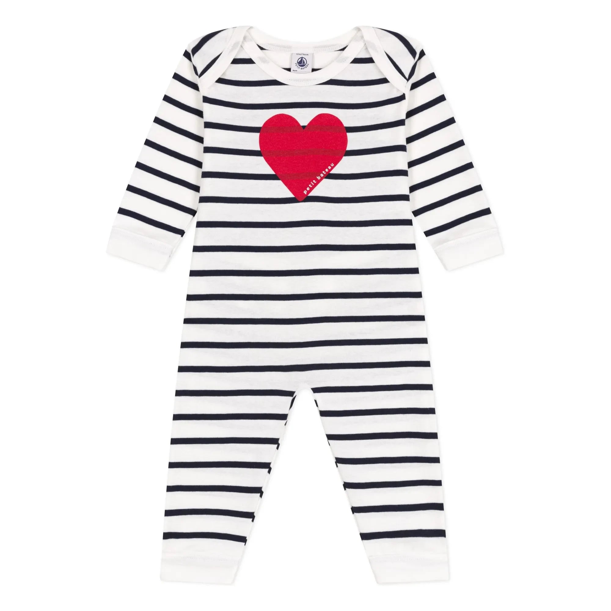 Petit Bateau - Berlin Bio-Baumwoll-Pyjama | Ecru