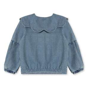 Fliink - Denim Don Flowers Jacke | Hellblau