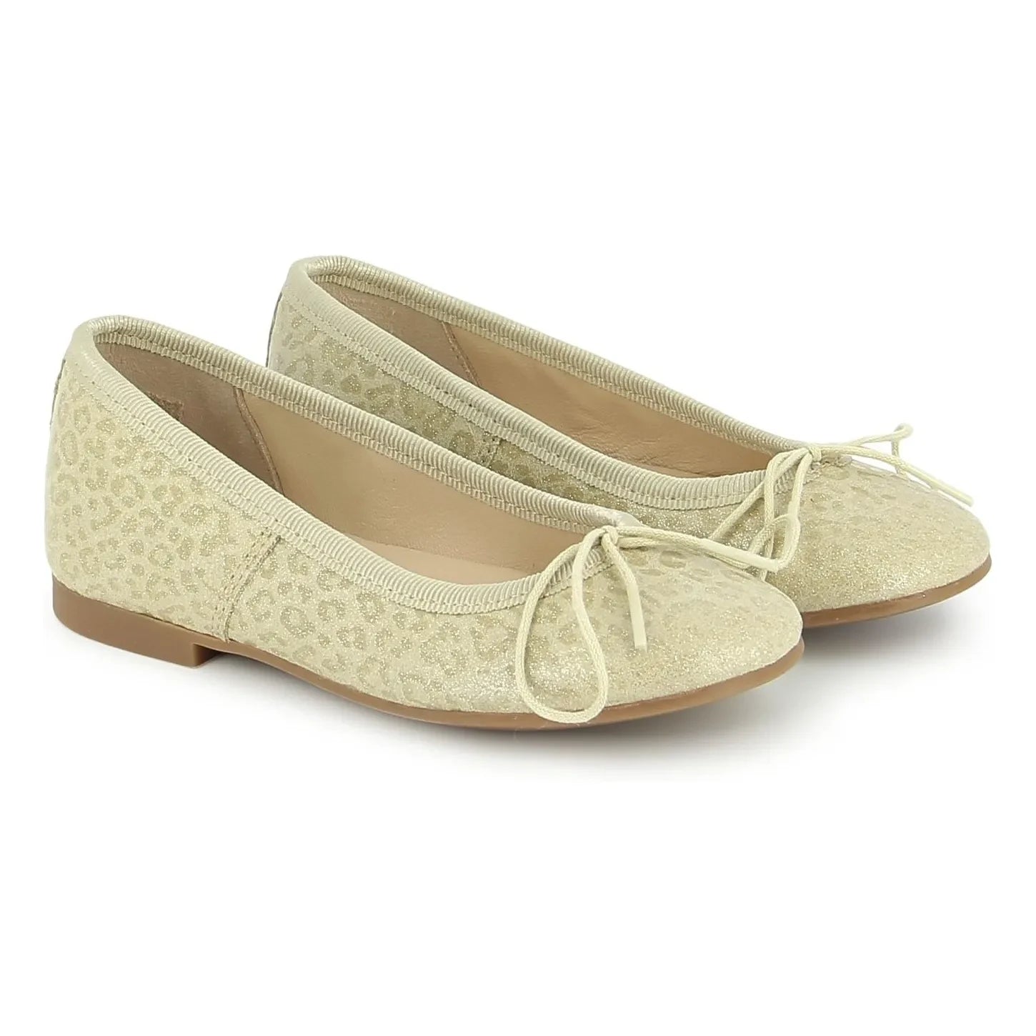 Pom d'Api - Ballerina Dory Bal Leopard | Gold